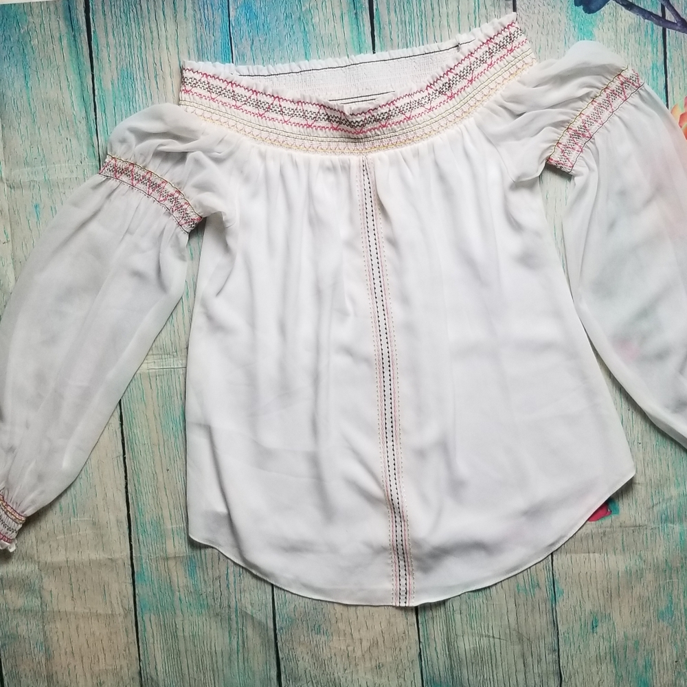 White House Black Market  off-shoulder top…